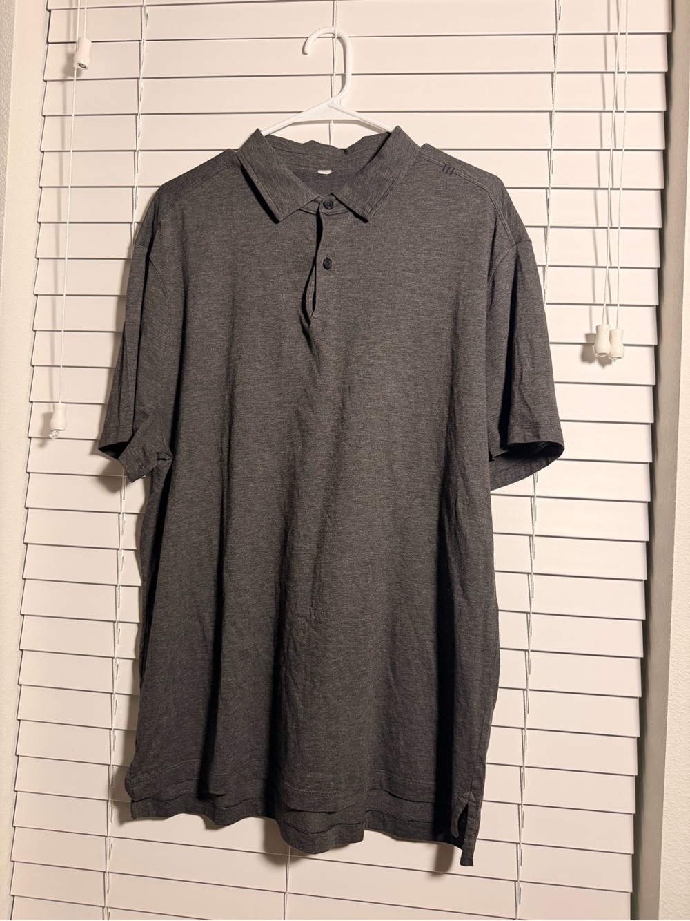 lululemon athletica Men's Short-Sleeve Polo - Charcoal